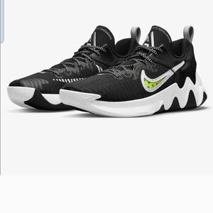 Nike Boy's Black and White Athletic Sneakers